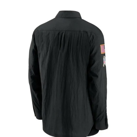 Nike NFL Dallas Cowboys Salute to ServiceFull-Zip Jacket Mens 2XL Black New - Picture 2 of 10